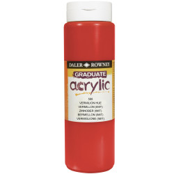 Daler-Rowney D123500588 DAL GRADUATE ACRYLIC 500ML VERMILION HUE