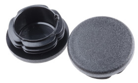 Zaślepka okrągła Ø tulei 40mm Czarny Rura okrągła Polietylen (PE)