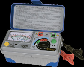 P 2675 Isolation tester, analogue, 1000 V, 400 MO