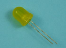 LED 10mm MATOWA YELLOW 1200mcd