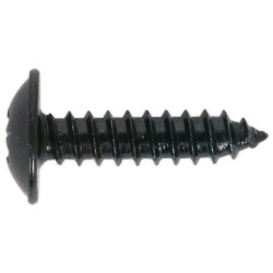 Sealey BST4813 Self Tapping Screw 4.8 x 13mm Flanged Head Black Pozi Pack Of 100
