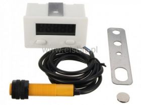 Panelowy licznik impulsów z czujnikiem indukcyjnym