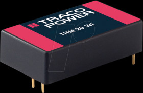 THM 20-2423WI DC/DC converter THM 20WI, 20 W, ±15 V, ±667 mA