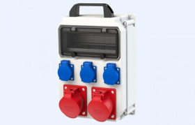 Rozdzielnica przenośna ECOLINE 2x32A/5P 3GS bez zabezpieczeń IP54 90EKO002