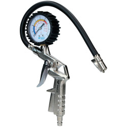 Brilliant Tools BT691019 Tyre Inflator 0-16 bar PSI/bar Gauge Rubber Sleeve