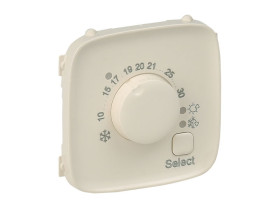 VALENA ALLURE Plakietka kremowa termostatu pokojowego 755316 LEGRAND