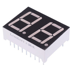 Red 0.56" 2 Digit Seven Segment LED Display Common Cathode