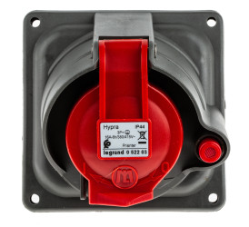 Gniazdo przemysłowe dużej mocy IP44, IP55 3P+E 16A Legrand 415 V Gniazdo