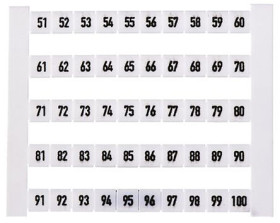 Znacznik bloku zaciskowego Znacznik do zacisków DEK Weidmuller