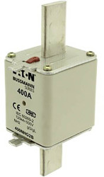 Eaton 400NHG2B Bezpiecznik NH z mechanicznym wskaźnikiem stanu bezpiecznika Rozmiar bezpiecznika = 2 400 A 500 V 3 szt.