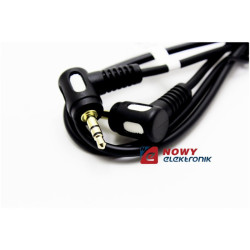 Kabel jack 3,5st wt.-wt. 0.5m ŁK kątowy VITALCO