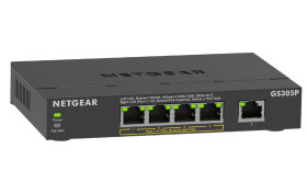 GS305P-300EUS - switch gigabitowy PoE 4-port + 1 RJ45
