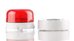 Sygnalizator 12 V DC, 24 V DC Migające Czerwony Montaż powierzchniowy Ksenon