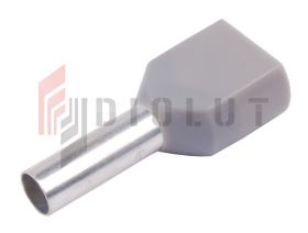 KR040012x2 GY Tulejka izolow. 2x 4,0mm2x12 100szt