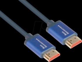 4521-SF010B HDMI A male &gt; HDMI A male,flex, 8K@60 Hz, 1,0m, blue