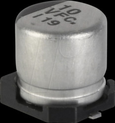 EEEFC1V100R Capacitor, 10 µF, 35 V, 105 °c