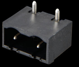 31266102 Pin header for term. 2-pin, spacing: 7.62, angled