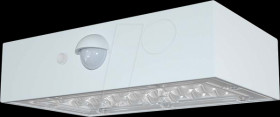 10306 Solar wall light fixture, 3 W, 350 lm, 3000/4000 K, motion senso