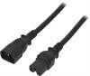 PRZYŁĄCZE AC do komputera IEC-320-C14 wtyk IEC-320-C15 gniazdo 1,0m