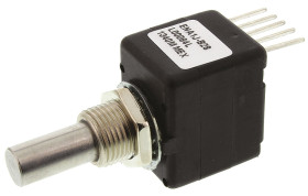 Enkoder optyczny 64 impulsów na obrót 5V dc 6,35 mm, Montaż na uchwycie oś okrągła Bourns