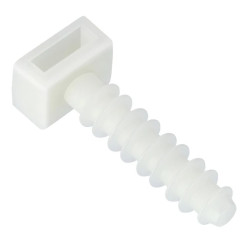 Podstawka wciskana do opasek kablowych 8x38 biały /20szt./