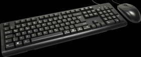 88884138 Keyboard/mouse combination, USB, black