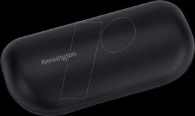 K52802WW Wrist rest, faux leather, black