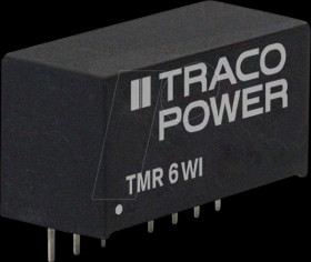 TMR 6-2411WI DC/DC converter TMR 6WI series, 6 W, 9-36/5.0 VDC, SIP