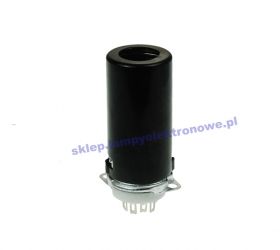 Podstawka lampowa noval do chassis z ekranem black