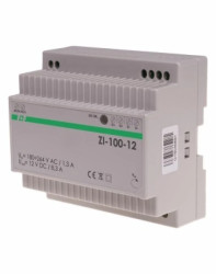 Zasilacz impulsowy ZI 100W 185-265VAC 12VDC ZI-100-12V