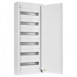 Rozdzielnica natynkowa metalowa 6x18 modułów IP30 (400V AC) 1055x436x130mm drzwi pełne KOLE SYSTEMS