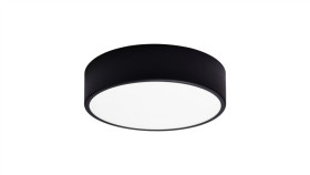 Oprawa Mega 300, 2Xe27, 2X40w, Obudowa Stalowa-Czarna, Klosz Szklany-Mleczny,...