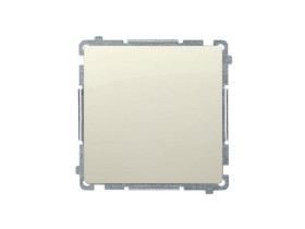 SIMON BASIC Wyłącznik zwierny przycisk bez piktogramu (moduł) 10AX 250V szybkozłącza beż BMP1.01/12 KONTAKT SIMON