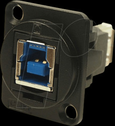 CP30206NMB USB adapter FT, 1 x USB 3.0 B socket &gt; 1 x USB 3.0 A socket