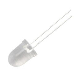 Dioda LED 8mm ultrafiolet S.J. clear