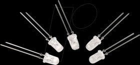 151033YS03000 LED, 3 mm, wired, yellow, 850 mcd, 30°