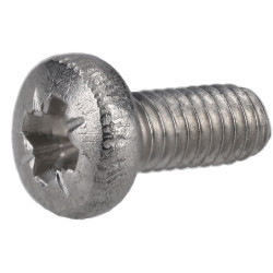 R-TECH 337087 Pozi Pan Head A2 Stainless Steel Screws M2.5 6mm - Pack Of 100