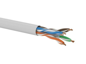 Kabel teleinformatyczny U/UTP kat.6A LSOH Dca (10Gb/s) szary Q-LANTEC /500m/