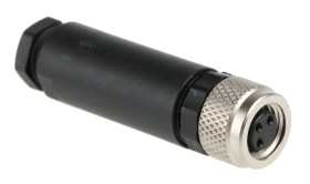 Złącze wielostykowe przemysłowe 3-pinowe M8 Montaż na kablu Gniazdo Phoenix Contact