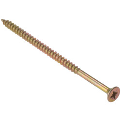 ForgeFix CSK412ZP General Purpose Pozi Screw CSK TT ZP 4 x 12 Box 100