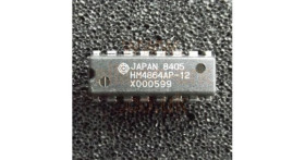 4864 (HM4864AP-12) 64Kx1 DRAM - Hitachi