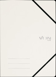 3011-00-01 Folder with elastic corner bands, A4, white