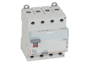 Wyłącznik różnicowoprądowy 4P 100A 100mA typ A P304 serii DX3 411773 LEGRAND