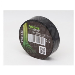 Taśma TRACON 10m/15mm czarna FEK10-15