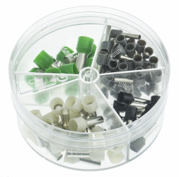 Zestaw końcówek zaciskowych typ: Niemieckie kodowanie koloru złącze: Nasadka metalowa typu bootlace RS PRO 4 mm², 6