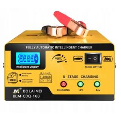 Prostownik 12/24V 15A 3-200Ah mikroprocesorowy 8-stopniowy / BLM-CDQ-168
