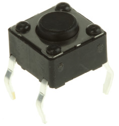Klosz do przycisku dotykowego SPST 50 mA przy 12 V DC 4.3mm 0.8mm