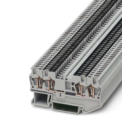 Blok zacisków przelotowych Phoenix Contact poziomy: 1 28 → 16AWGObudowa ze sprężyną ST 1.5-QUATTRO-U 500 V