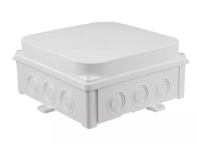 Puszka naścienna N180x180S 188x188x88 mm bezhalogenowa samogasnąca UV IP67 biała 35300206 SIMET