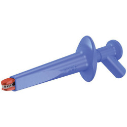 St&#xE4;ubli 669474-23 AB200 Clip terminal CAT IV blue for safe current tap